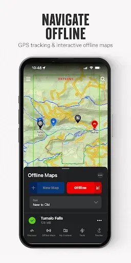 Скриншот 6 — onX Backcountry Trail Maps GPS