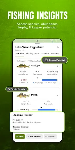Скриншот 2 — onX Fish: Midwest Fishing App