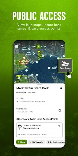 Скриншот 4 — onX Fish: Midwest Fishing App