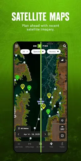 Скриншот 5 — onX Fish: Midwest Fishing App