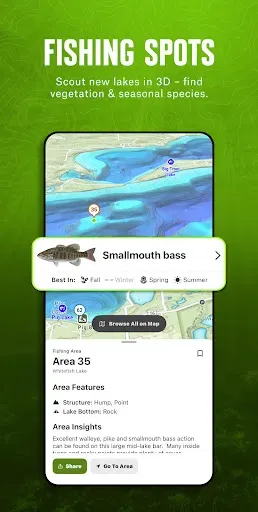 Скриншот 8 — onX Fish: Midwest Fishing App