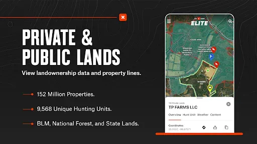 Скриншот 2 — onX Hunt: Offline Hunting Maps