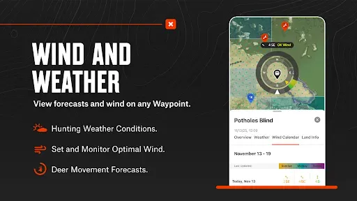 Скриншот 5 — onX Hunt: Offline Hunting Maps