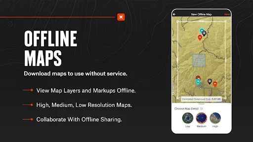 Скриншот 6 — onX Hunt: Offline Hunting Maps
