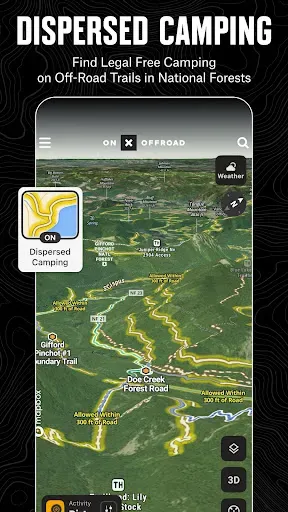 Скриншот 2 — onX Offroad: Trail Maps & GPS