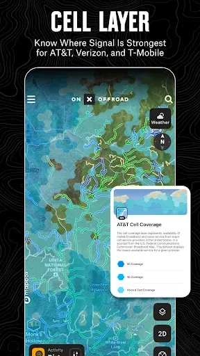 Скриншот 3 — onX Offroad: Trail Maps & GPS