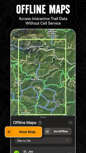 Скриншот 4 — onX Offroad: Trail Maps & GPS