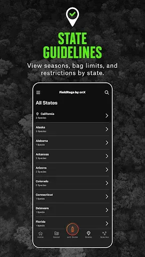 Скриншот 2 — FieldRegs by onX: Hunting Regs