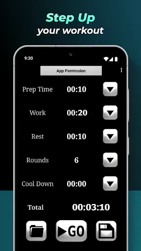 Скриншот 5 — HIIT interval training timer
