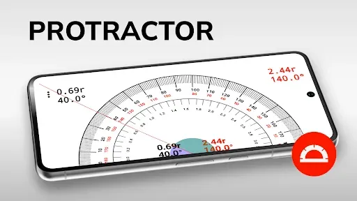 Скриншот 1 — Protractor - Angle Measurement