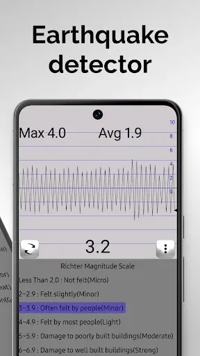 Скриншот 5 — Seismometer - Vibration Meter
