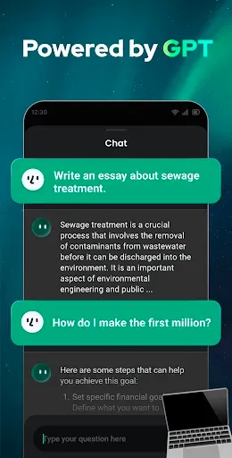 Скриншот 2 — Open Chat - AI bot app