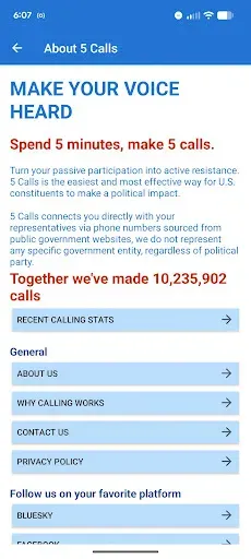 Скриншот 7 — 5 Calls: Contact Your Congress