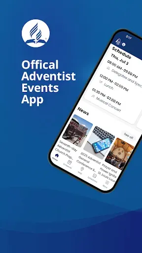 Скриншот 1 — Adventist Events