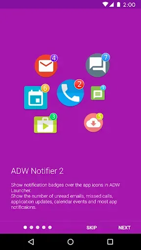 Скриншот 1 — ADW Notifier 2