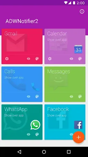 Скриншот 2 — ADW Notifier 2