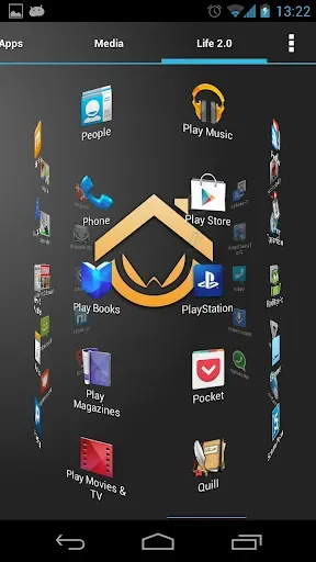 Скриншот 1 — ADWLauncher 1 EX
