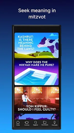 Скриншот 2 — Aleph Beta: Torah Videos