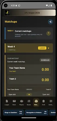 Скриншот 2 — AltFantasy Sports