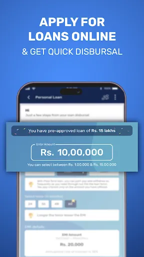 Скриншот 2 — Bajaj Finserv: Loans, UPI & FD