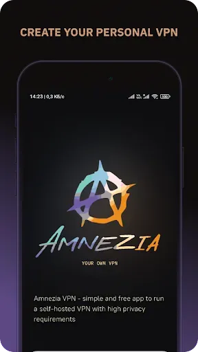 Скриншот 1 — Amnezia VPN