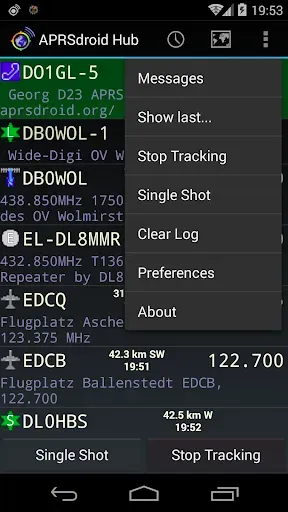 Скриншот 4 — APRSdroid - APRS Client