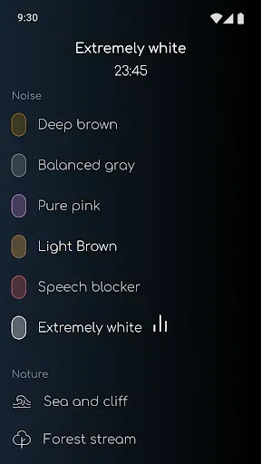 Скриншот 2 — Noisebox: Natural White Noise