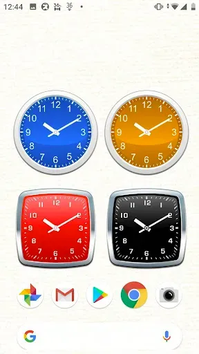 Скриншот 3 — Часы : Clocks widget – simple