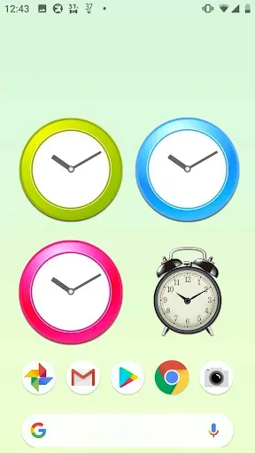 Скриншот 4 — Часы : Clocks widget – simple