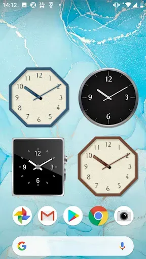 Скриншот 6 — Часы : Clocks widget – simple