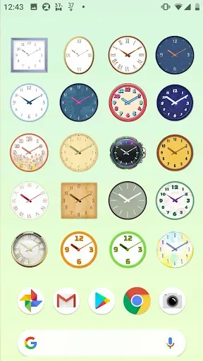 Скриншот 8 — Часы : Clocks widget – simple