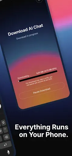 Скриншот 2 — Whisper: Private Offline AI