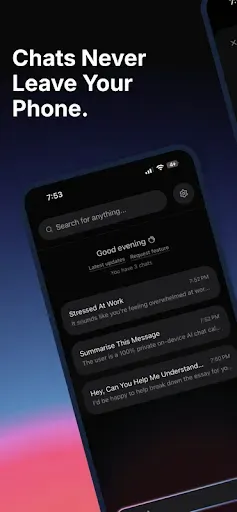 Скриншот 3 — Whisper: Private Offline AI