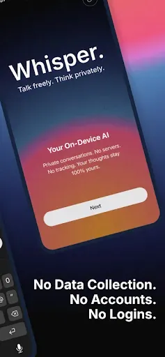 Скриншот 6 — Whisper: Private Offline AI