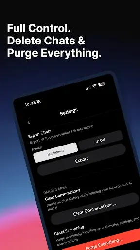 Скриншот 7 — Whisper: Private Offline AI