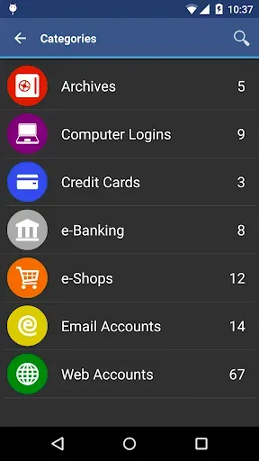 Скриншот 3 — aWallet Cloud Password Manager