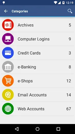 Скриншот 2 — aWallet Password Manager