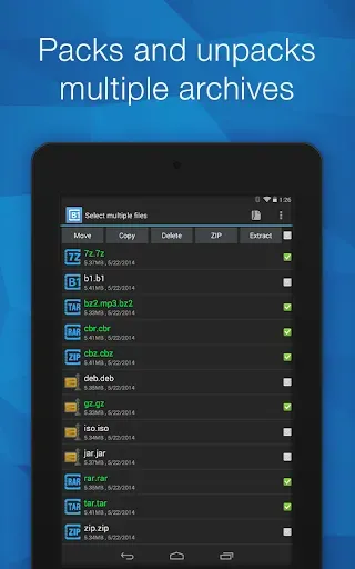 Скриншот 4 — B1 Archiver zip rar unzip