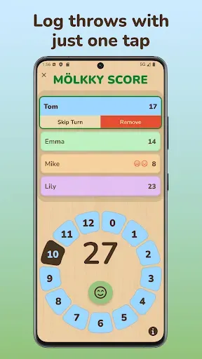 Скриншот 2 — Mölkky Score Tracker