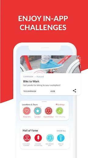 Скриншот 4 — Bike Citizens Cycling App GPS