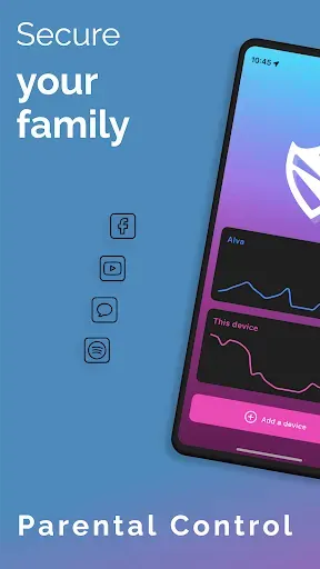 Скриншот 1 — Parental Control by Blokada