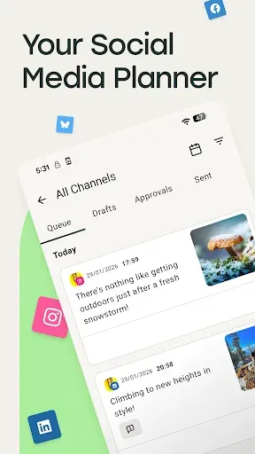 Скриншот 1 — Buffer: Social Media Scheduler