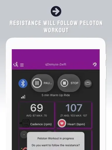 Скриншот 8 — QZ (qdomyos-zwift)