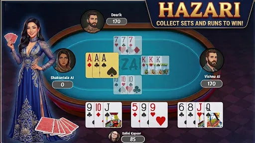 Скриншот 3 — Callbreak Online: Lakadi Tash