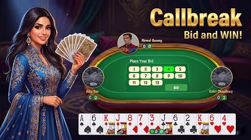 Скриншот 8 — Callbreak Online: Lakadi Tash