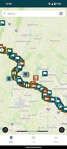 Скриншот 1 — C&O Canal Explorer