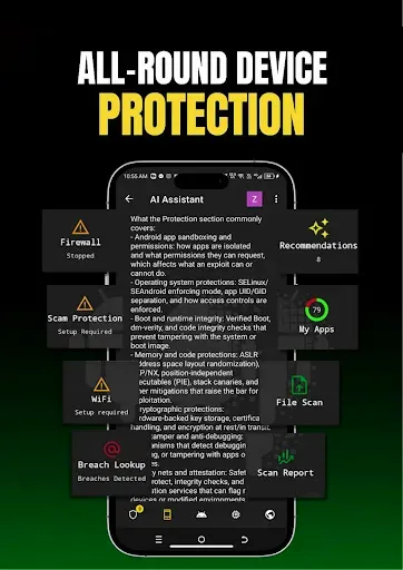 Скриншот 3 — Android Exploits Anti Hack Spy