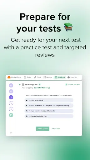 Скриншот 4 — Flexi AI Tutor & Homework Help