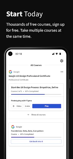 Скриншот 5 — Coursera: развивайте карьеру