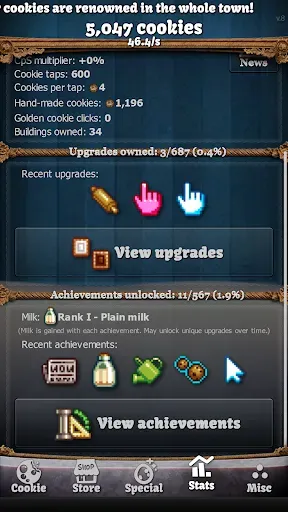 Скриншот 3 — Cookie Clicker (ad-less)